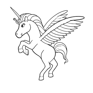 Winged unicorn