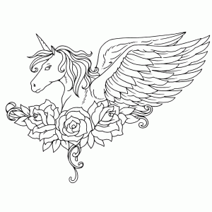 Winged unicorn