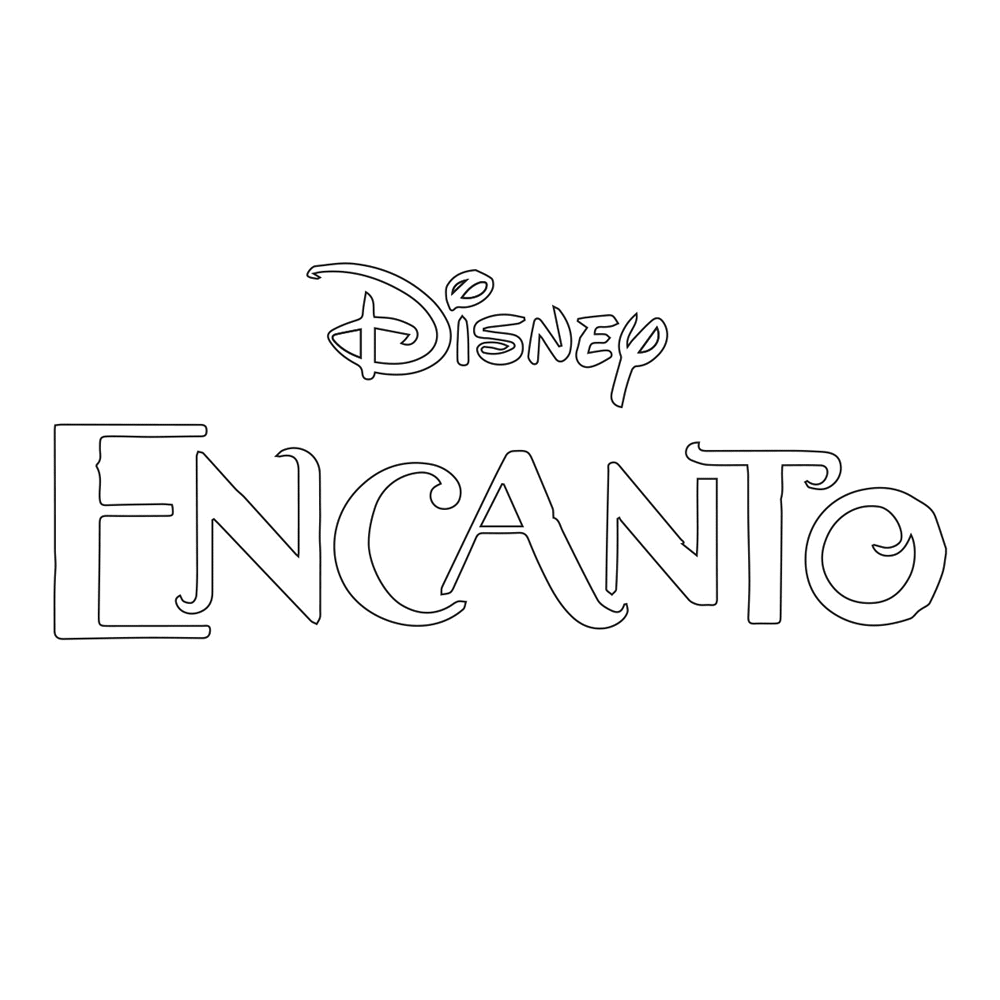bekijk Encanto logo kleurplaat