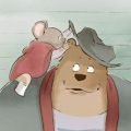 Ernest en Celestine kleurplaat