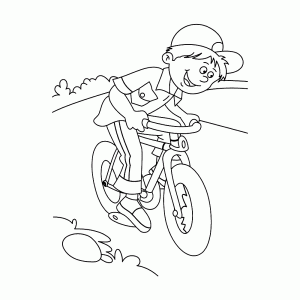 Jongetje op de fiets