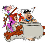 Flintstones kleurplaat