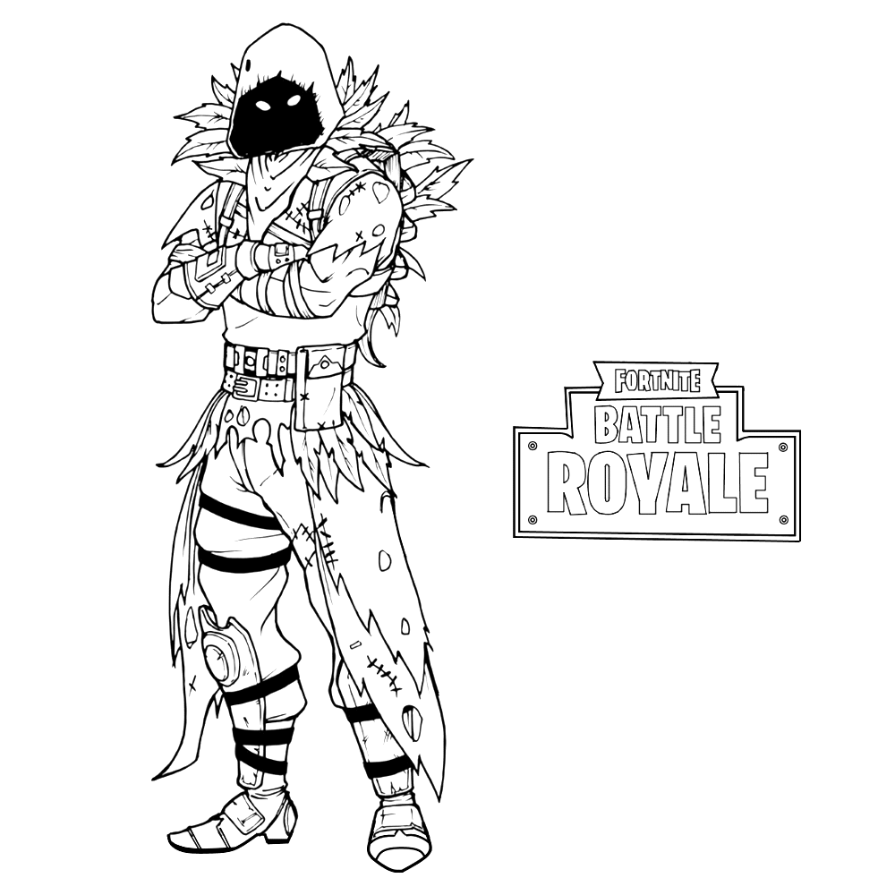 Fortnite Coloring Page Gold Trooper