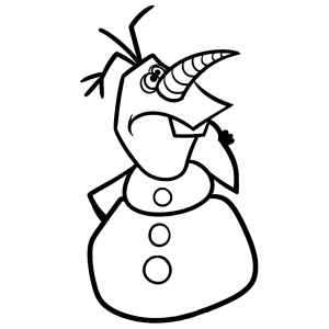 Olaf de betoverde sneeuwpop