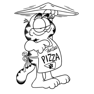 Garfield de pizzabakker