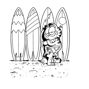 Surfdude Garfield