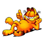 Garfield kleurplaat