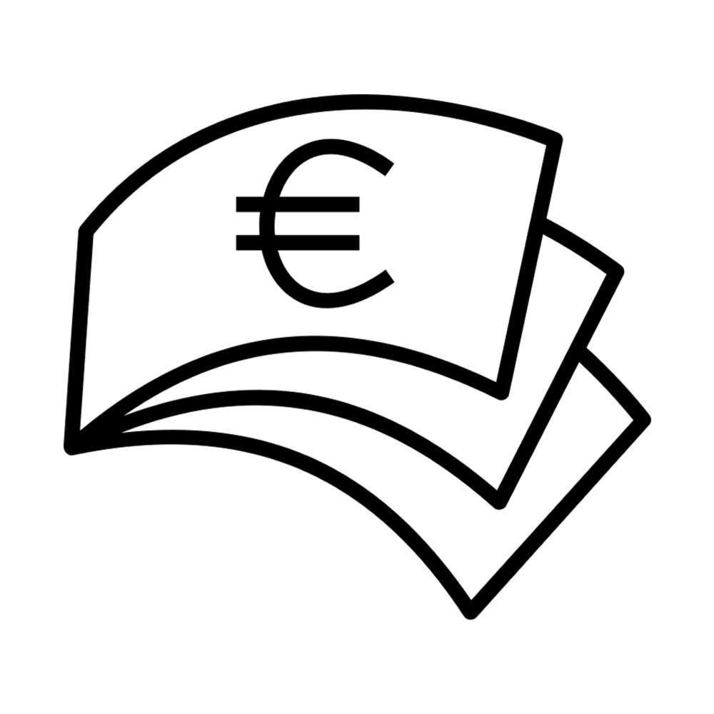 bekijk Euro briefgeld kleurplaat