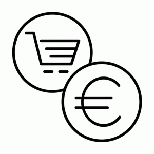 Webwinkel / euro symbool