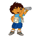 Go Diego Go kleurplaat