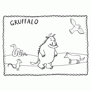 De Gruffalo met zijn vrienden
