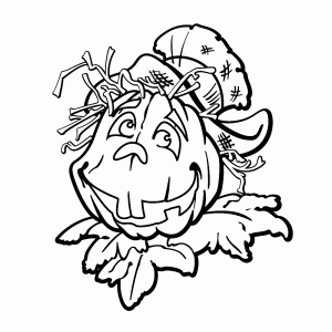 A funny pumpkin