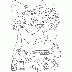 A hag brew a toxic potion