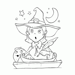 A little Halloween witch
