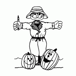 Halloween scarecrow