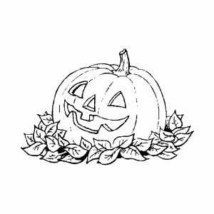 A smiling pumpkin