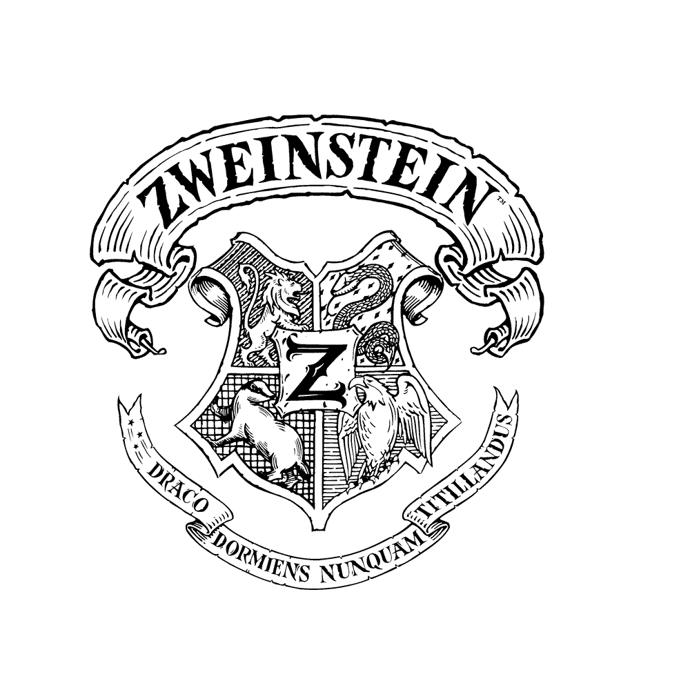 bekijk Zweinstein logo kleurplaat