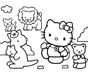 De vriendjes van Hello Kitty