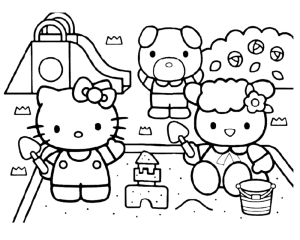 Hello Kitty, Pippo en Fifi