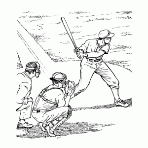 De slagman, de catcher en de scheidsrechter