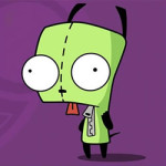 Invader Zim kleurplaat