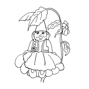 A gnome lady