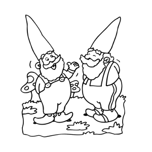 Two chattering gnomes