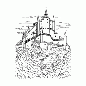 An impressive castle on a hill