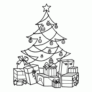 De kado's liggen onder de kerstboom