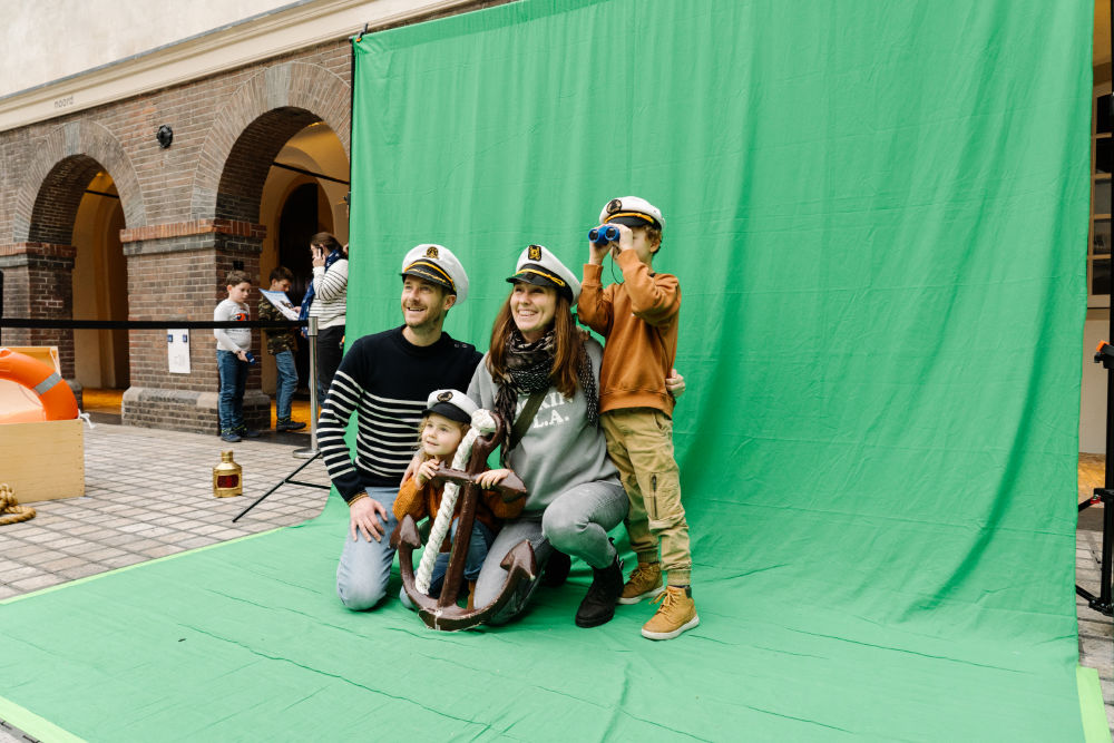 Green Screen in het Scheepvaartmuseum - fotocredit: Almichael Fraay