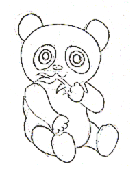 Verbazingwekkend Pandabeertje tekenen → Leuk voor kids TS-81