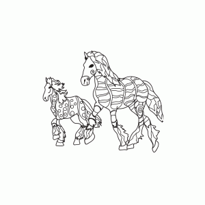 Twee paarden