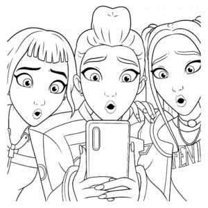 K Pop Demon Hunters   Zoey, Rumi en Mira