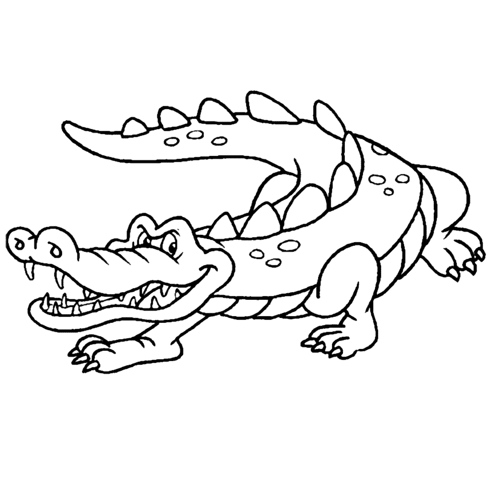 Een gemene krokodil