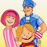 Lazy Town kleurplaat