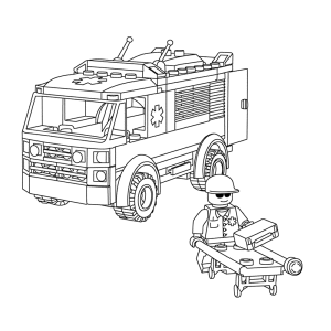 Lego City  ambulance
