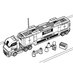 Lego politietruck