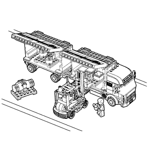 Lego City: een vrachtauto lossen