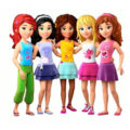 Lego friends kleurplaten