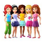 Lego friends kleurplaat