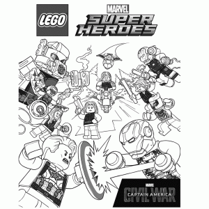 Lego Marvel Avengers Coloring Pages Leuk Voor Kids