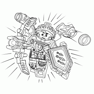 Ongebruikt LEGO Nexo Knights coloring pages | Leuk voor kids RC-17