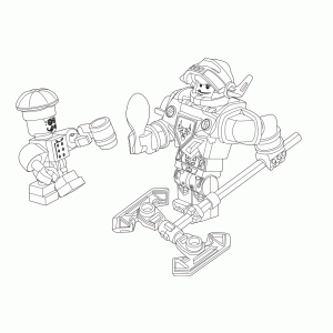 Lego Nexo knights - ridder Axl & Chef Eclair