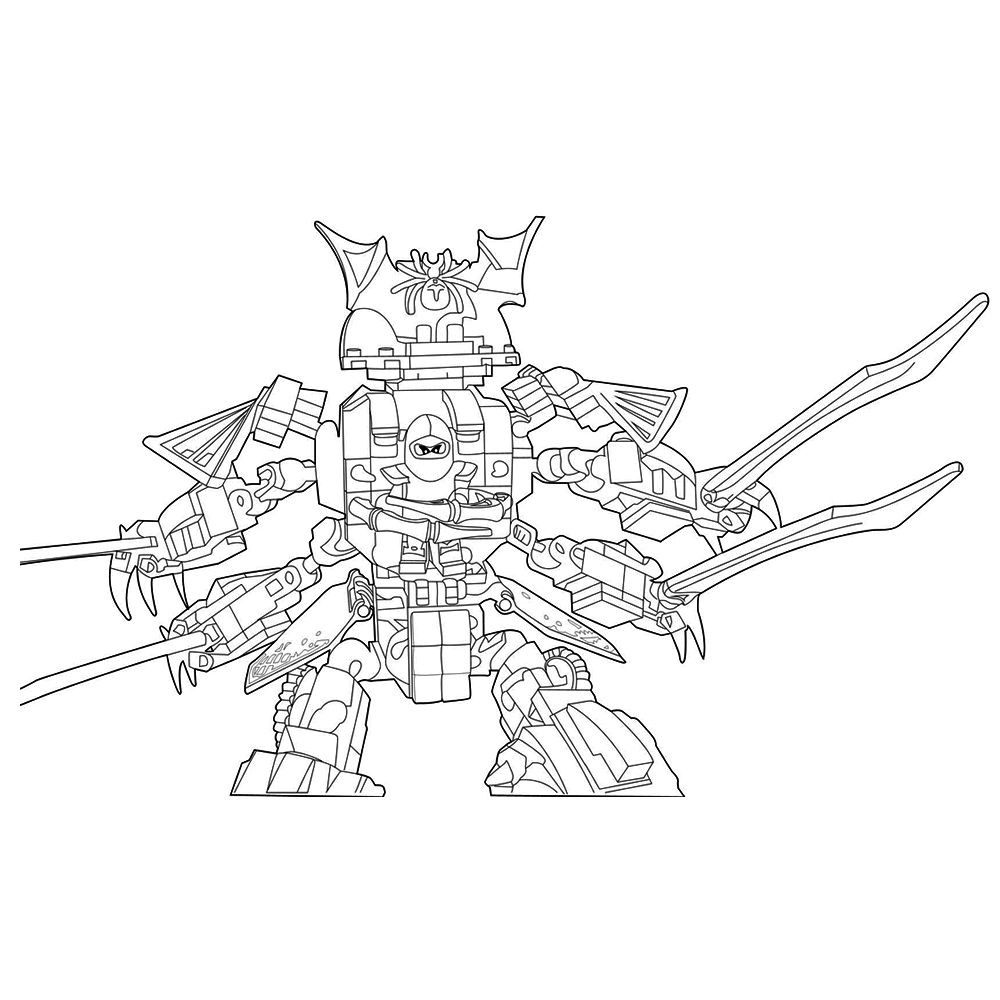 Leuk voor kids (Fun for kids) - LEGO Ninjago coloring pages