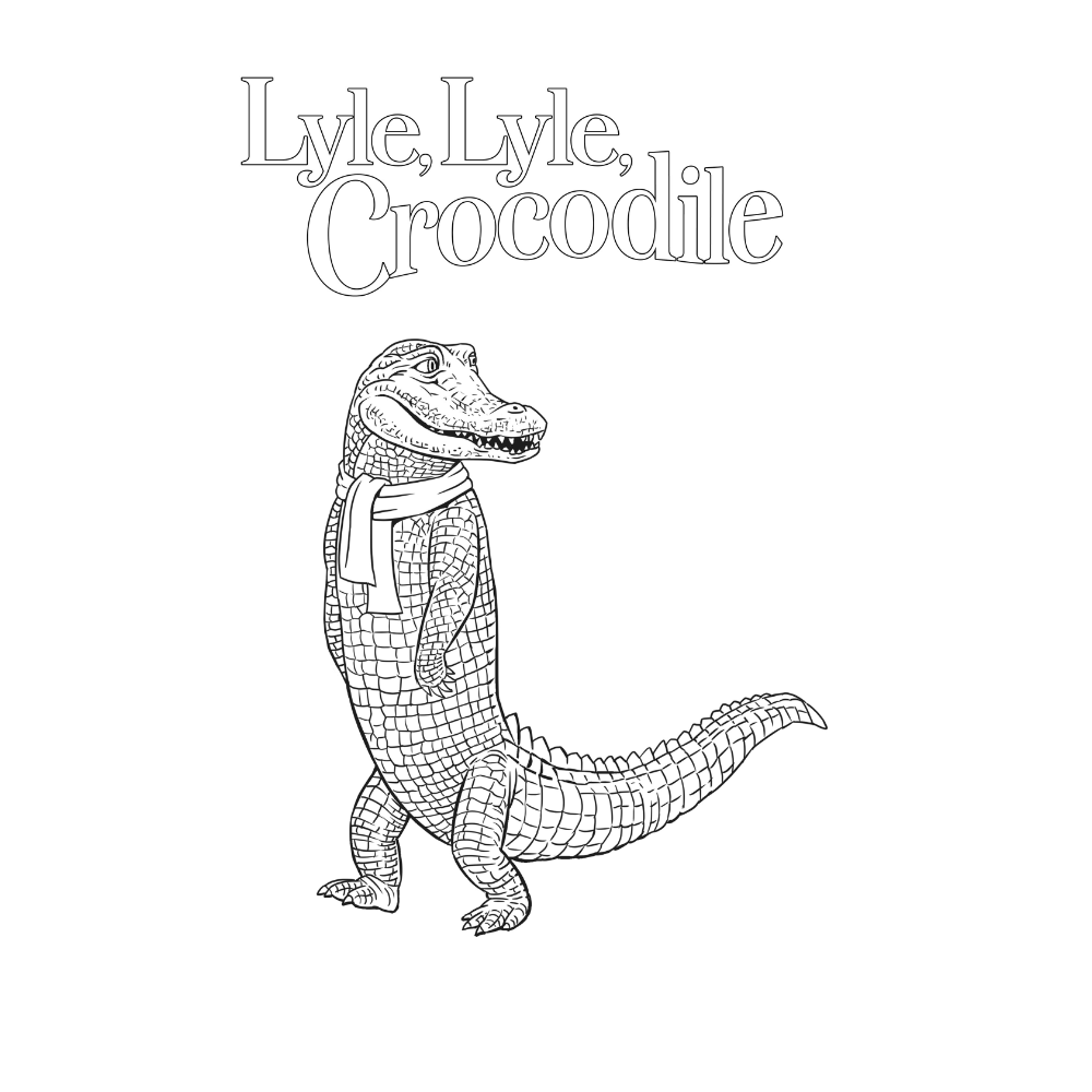 bekijk Lyle Lyle Crocodile kleurplaat