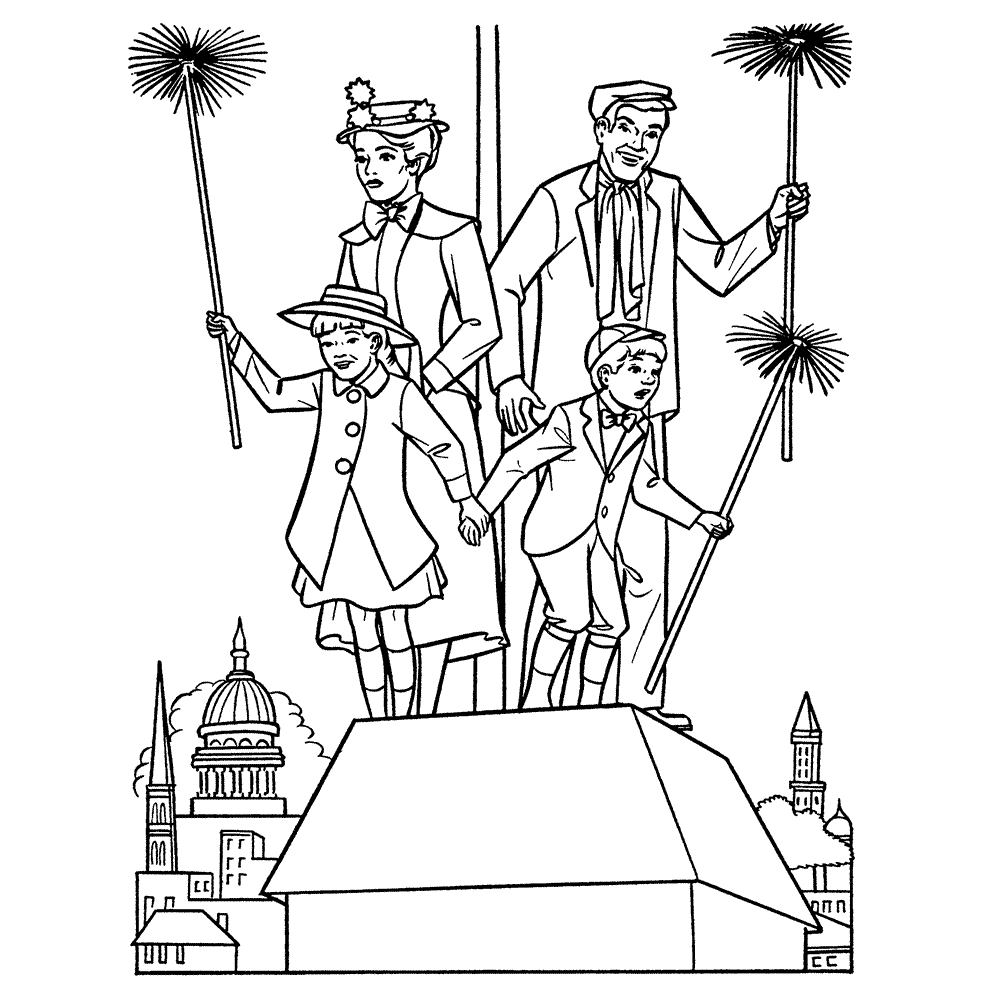 Mary Poppins Coloring Pages Best Coloring Pages For Kids