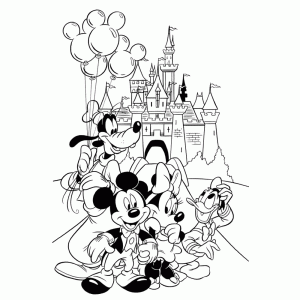 Mickey en zijn vrienden bezoeken Disneyland