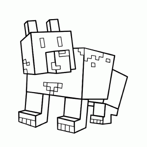 Minecraft dog