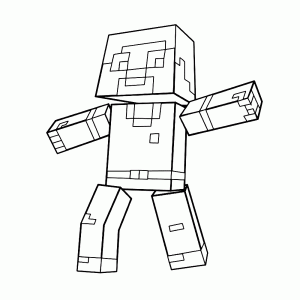 Minecraft personage