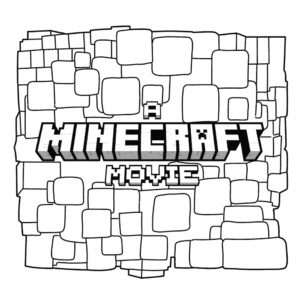 Blok met Minecraft logo